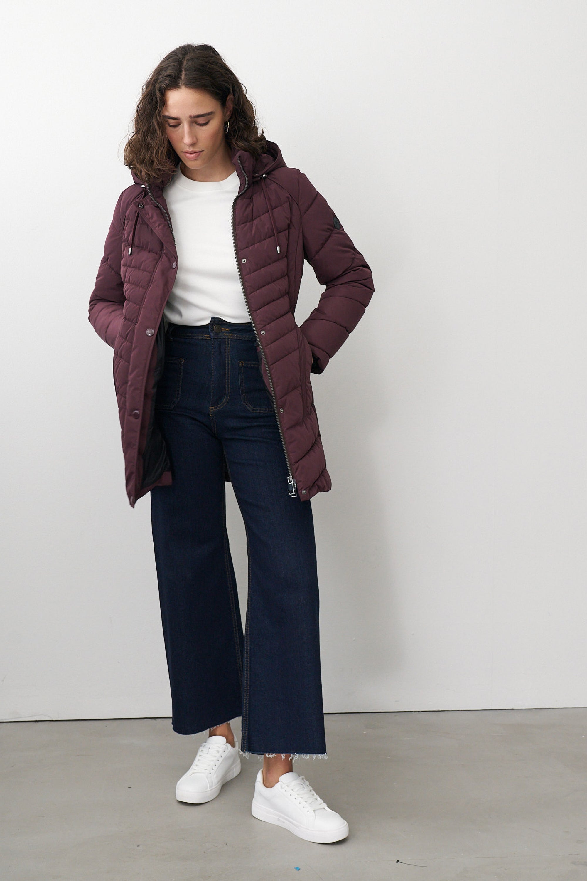Steppjacke Damen mit Kapuze