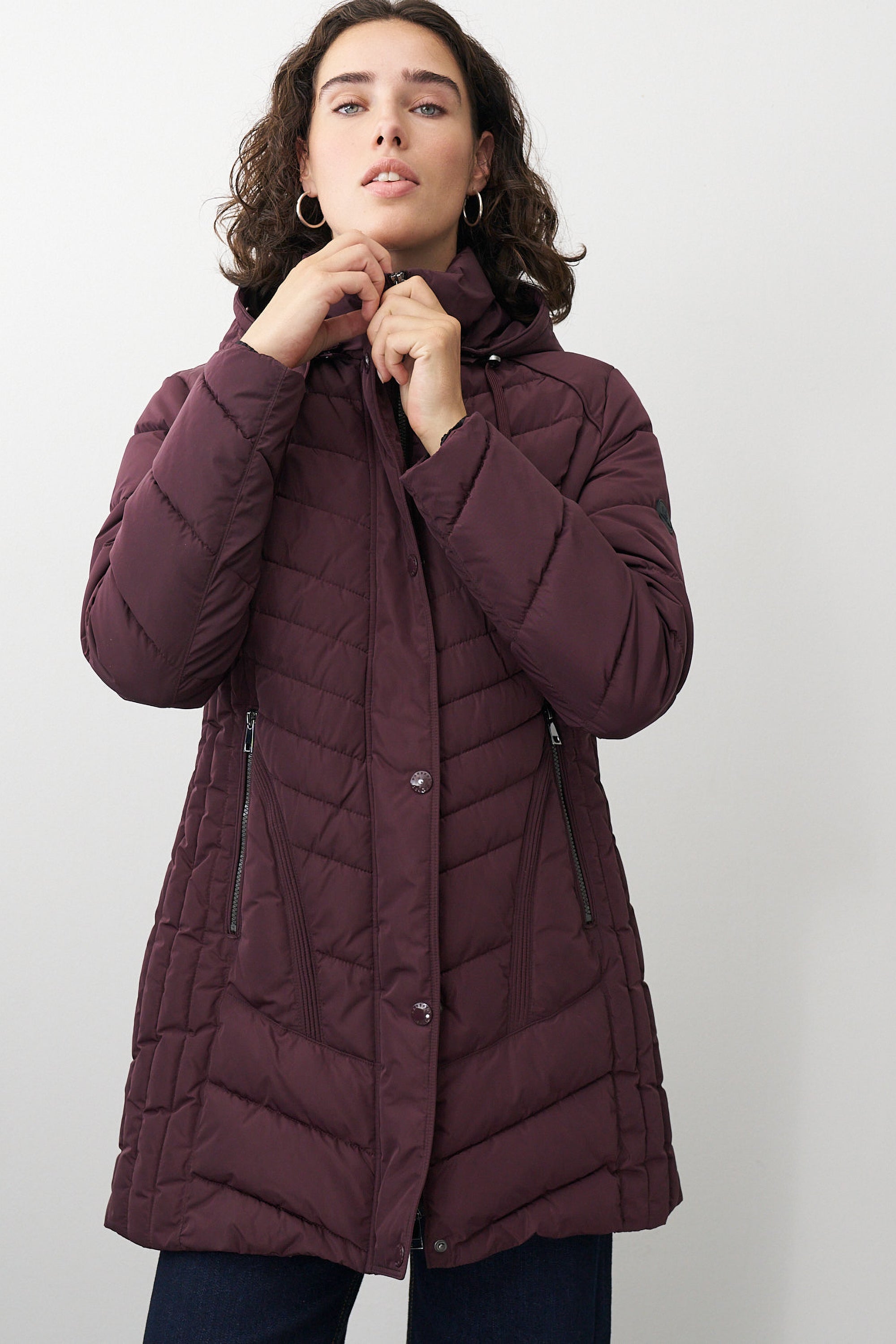 Steppjacke Damen mit Kapuze