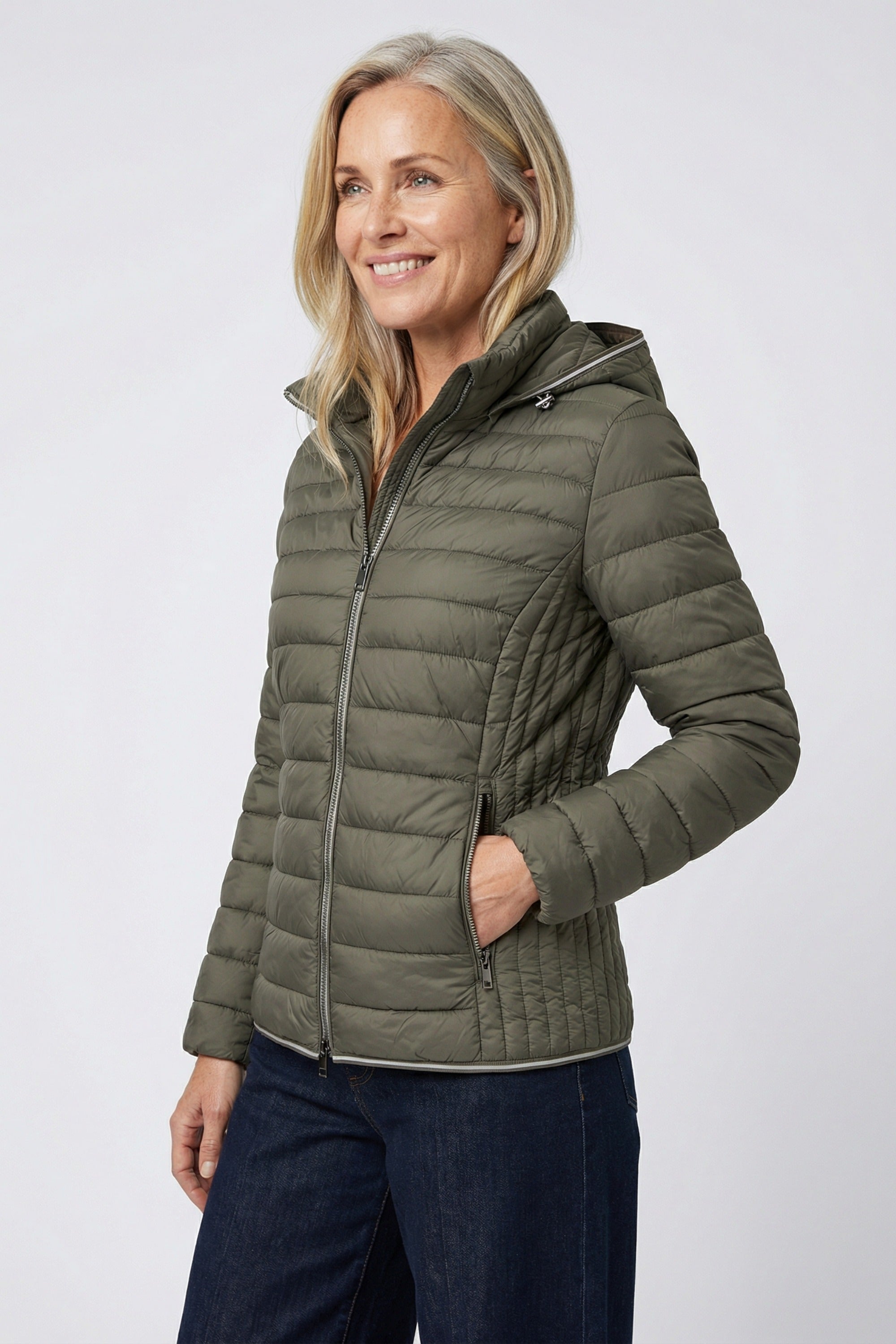 Steppjacke Damen mit Kapuze