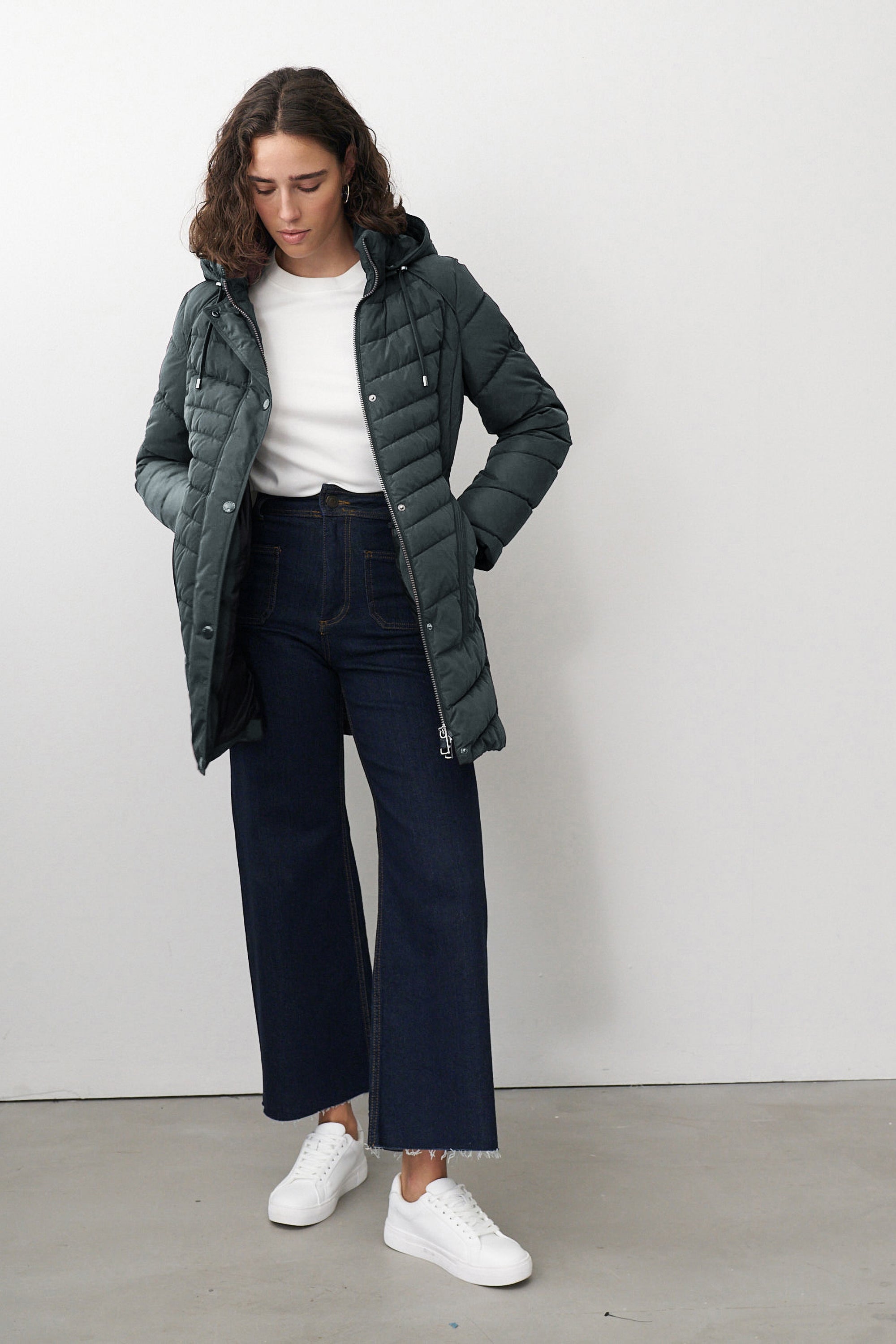 Steppjacke Damen mit Kapuze 