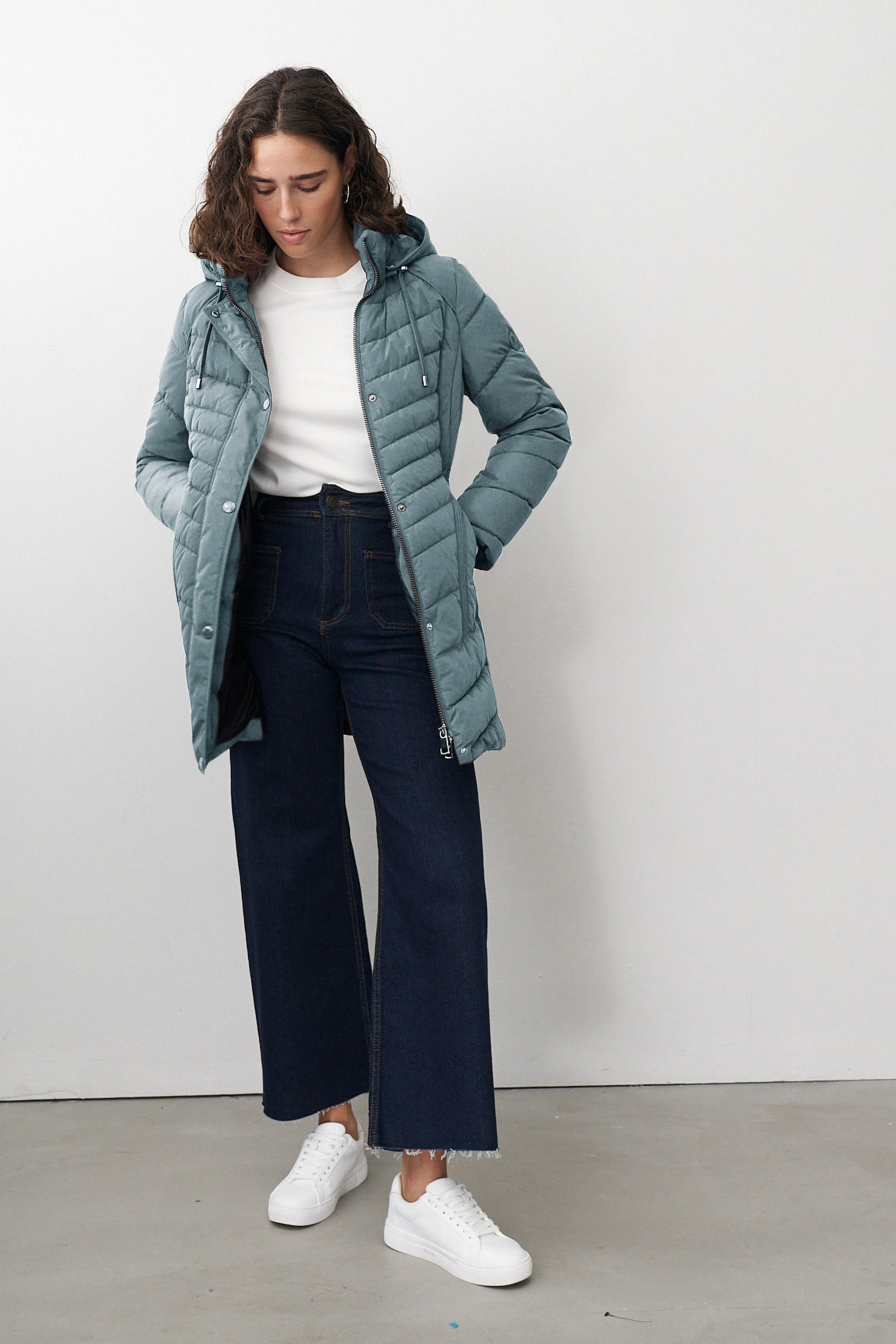 Steppjacke Damen mit Kapuze 